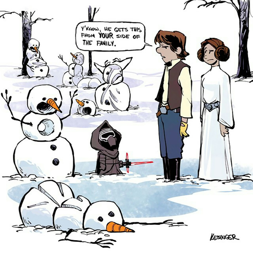 Blame it on Leia