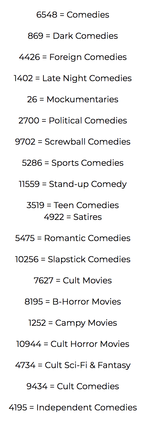 Comedies