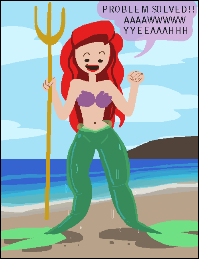 The Creepy AF Ariel
