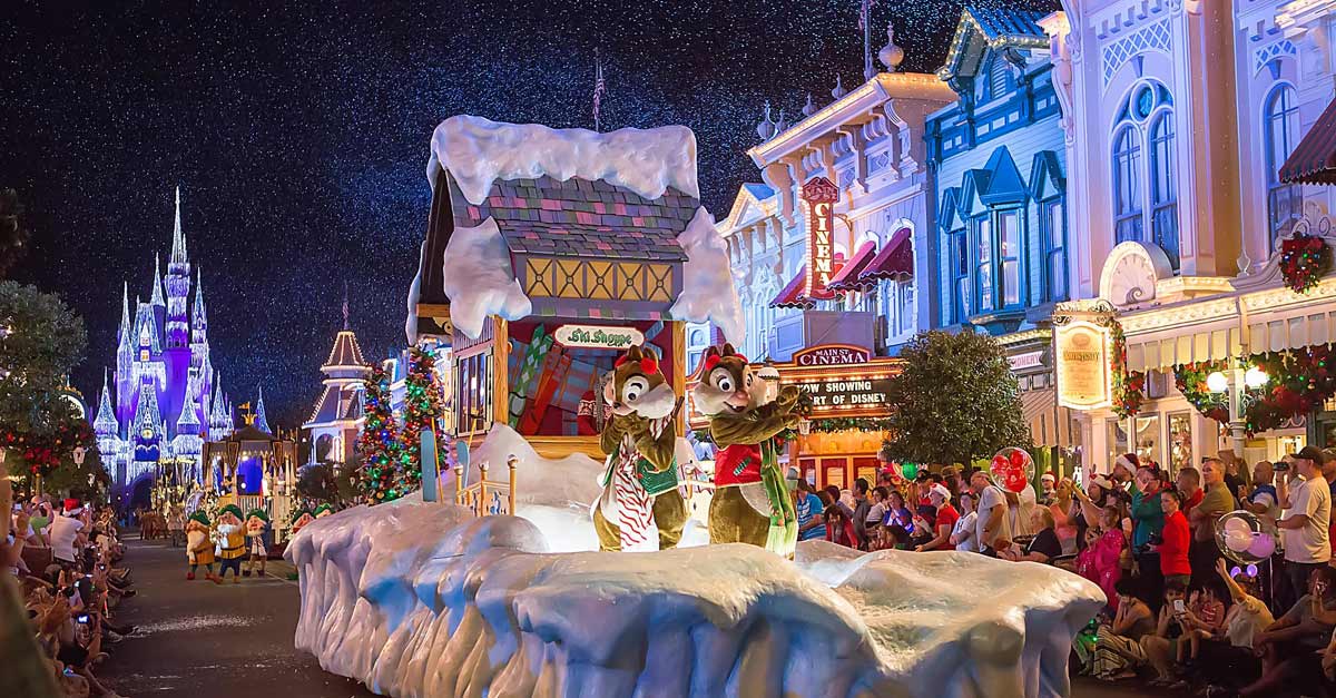 Celebrate one of the holidays at the Magic Kingdom