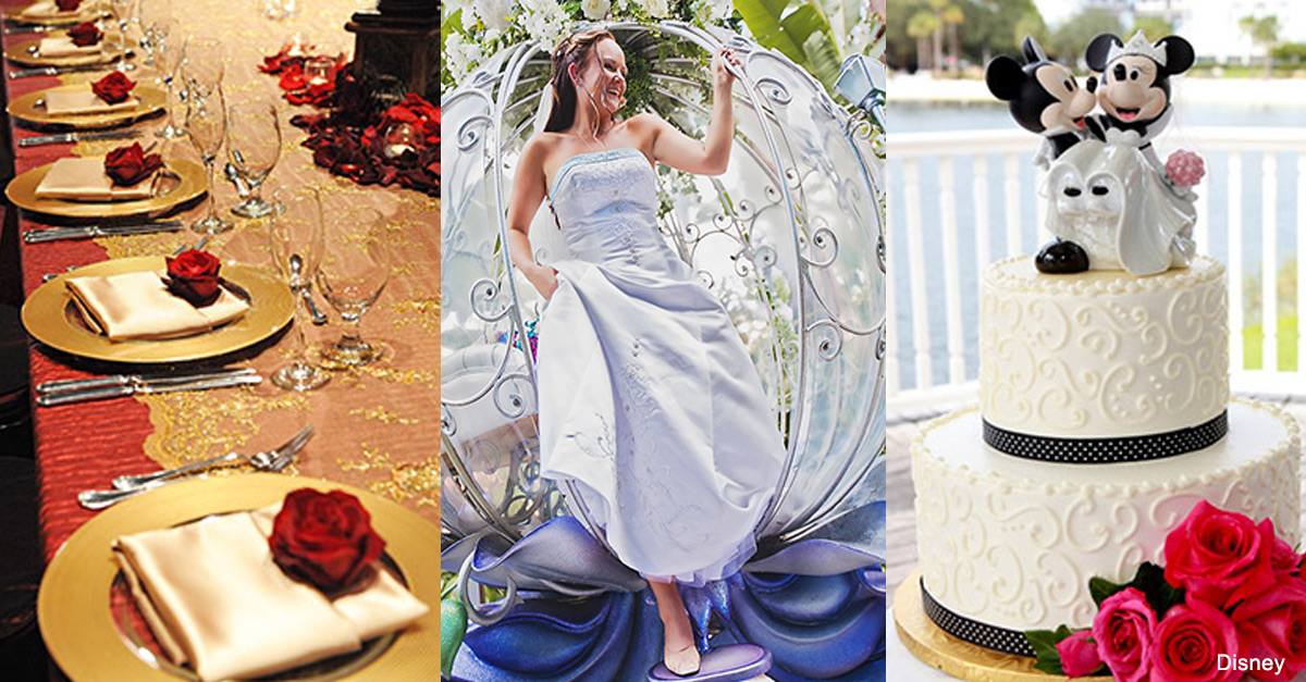 a magical wedding at Disney World