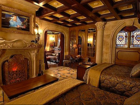 Stay in the Cinderella Castle suite