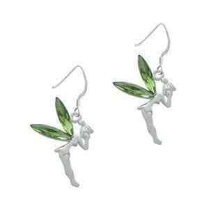 Tinker Bell Swarovski Crystal Earrings