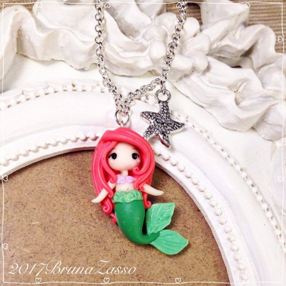 Kawaii Ariel Little Mermaid Earrings