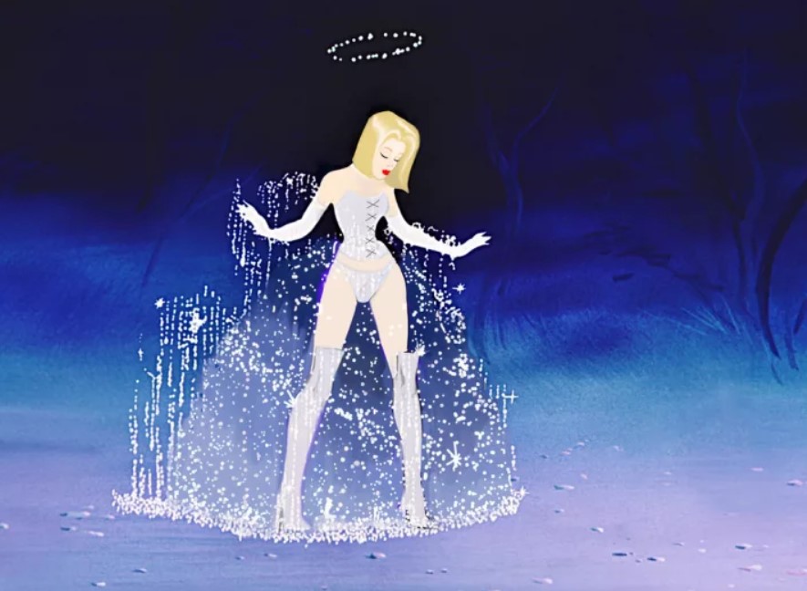 Cinderella as Emma Frost