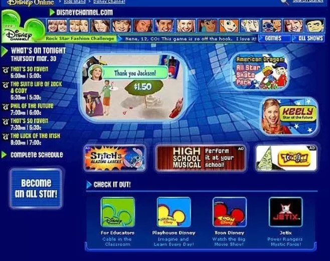 And who could forget DisneyChannel.com