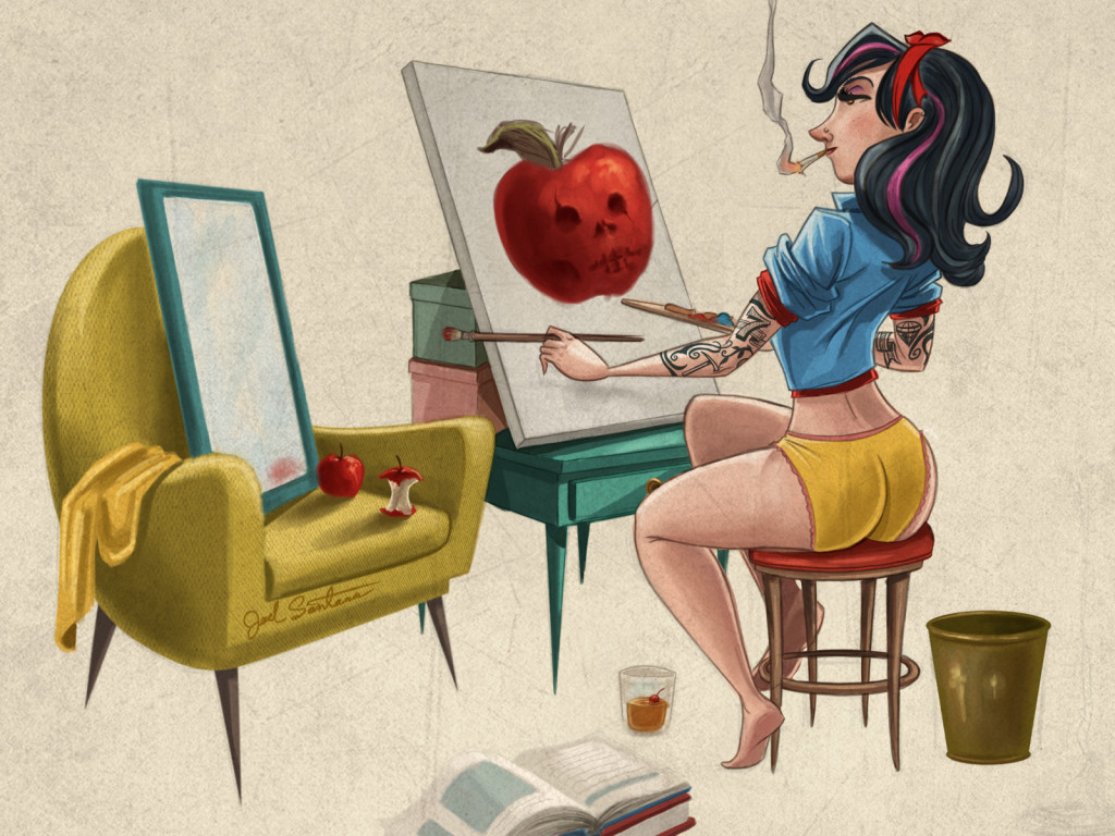 Seems like Snow White is taking charge