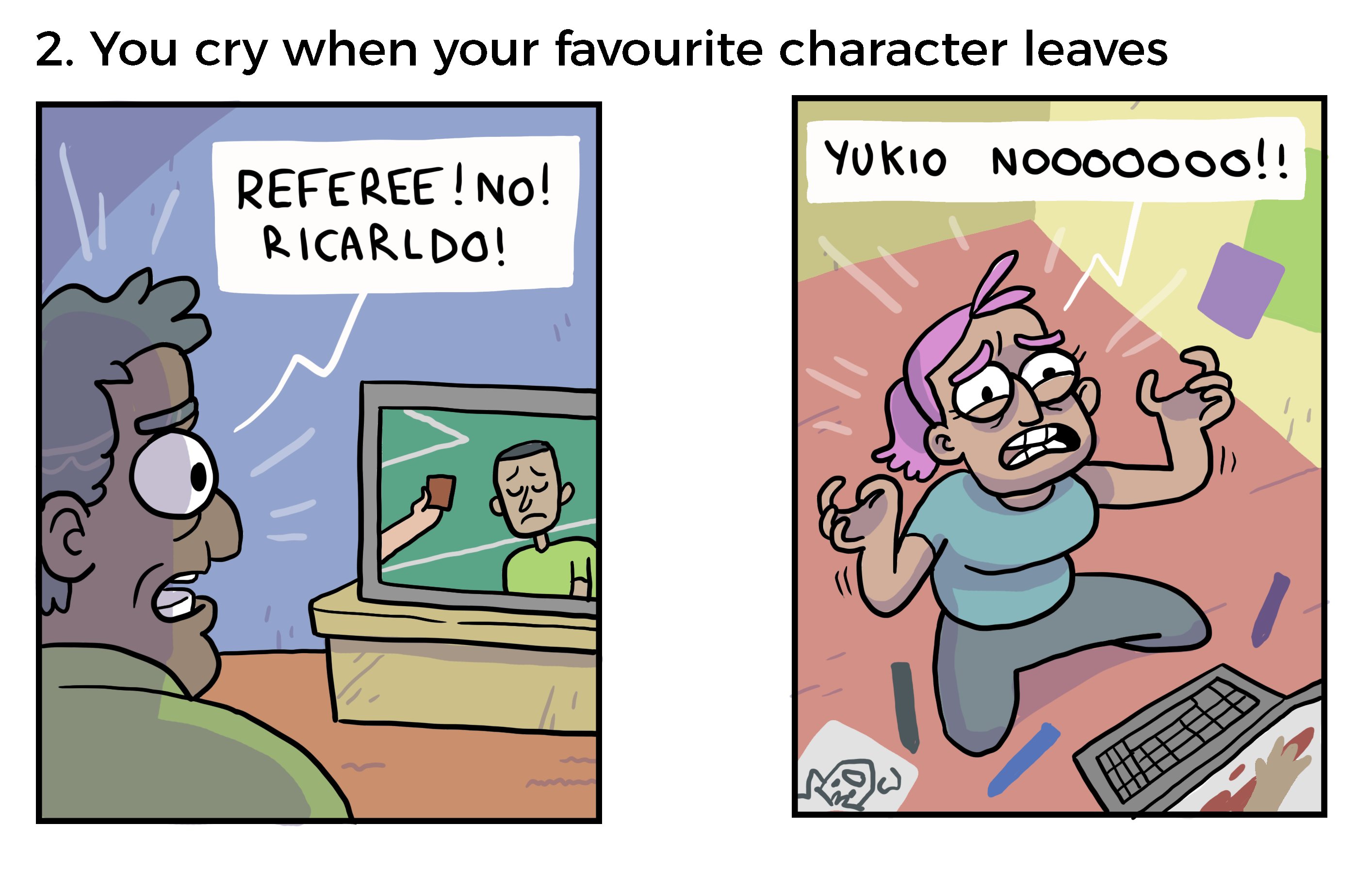 I'm not sad! It's just the onions