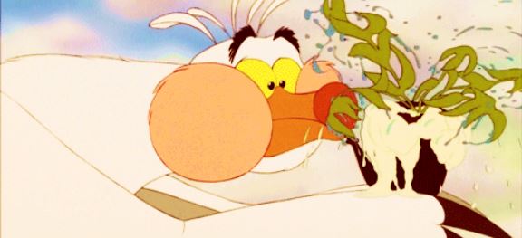 Scuttle blowing all that sea gunk out of a snarfblat