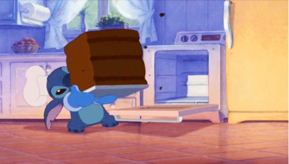 Stitch’s exact oven-sized cake