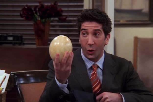 When the gang would make fun of Ross's career