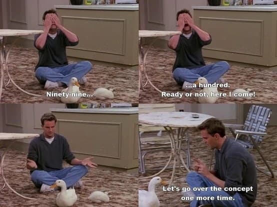 The fact that Chandler and Joey