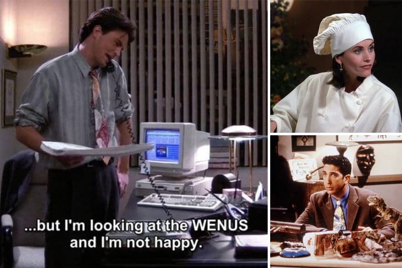 The fact that Monica, Chandler, and Ross