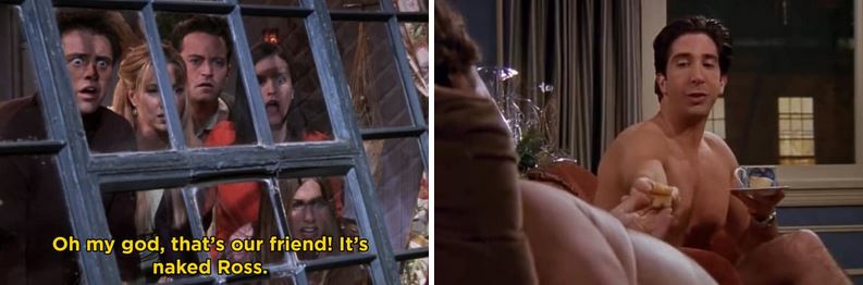 When the only way for Ross to get his apartment
