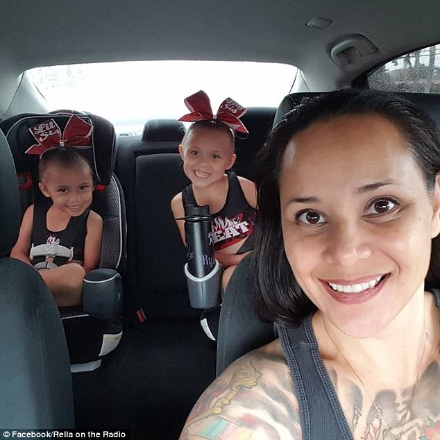 Rivera With Her Girls