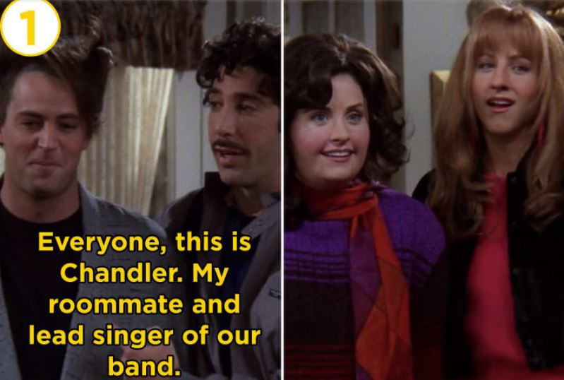 The fact that Rachel and Chandler were introduced to each other