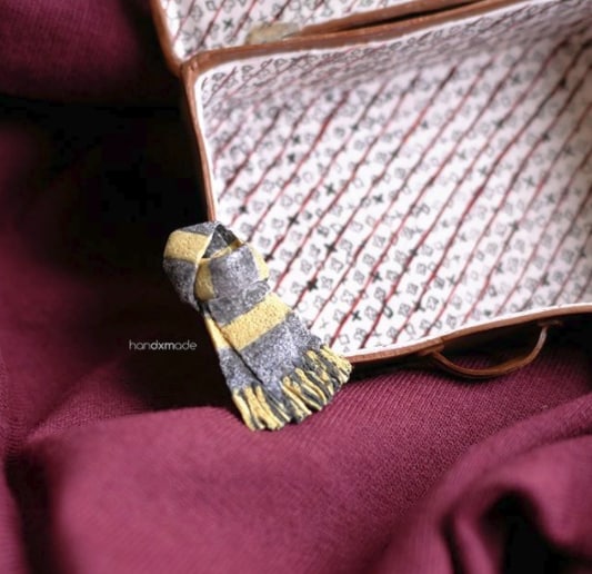 Look at the Cute Hufflepuff Scarf