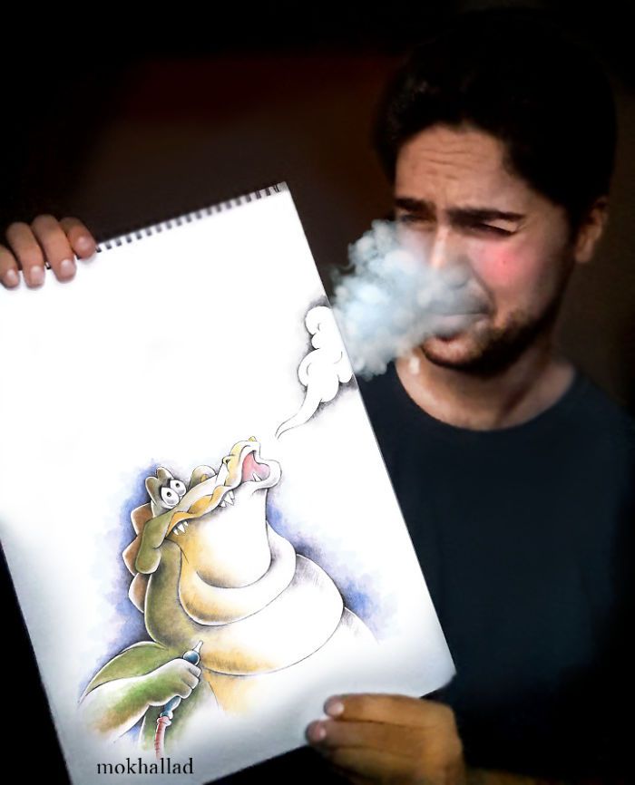 Nobody is into the residual smoke