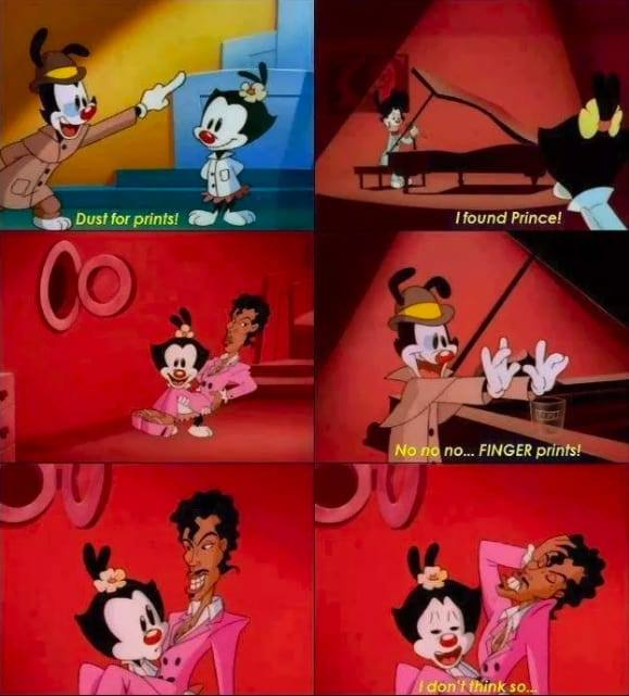 Prince looks rejected or is that relieved