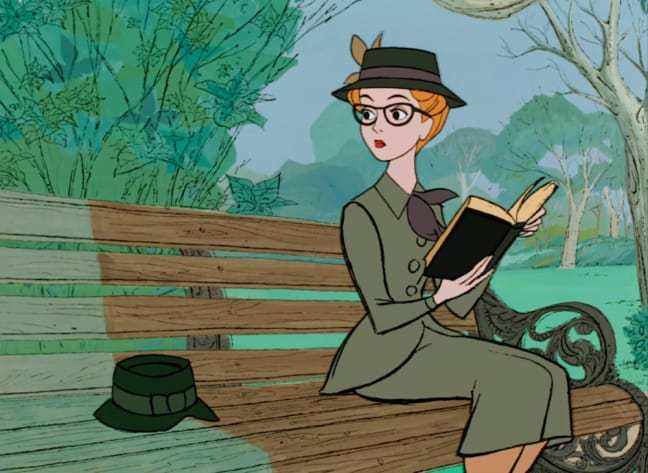 Anita likes to read books rather than comb her hair with a fork