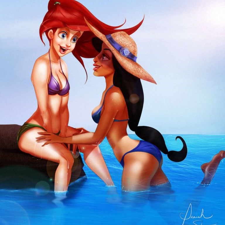 DISNEY PRINCESSES FELL IN LOVE