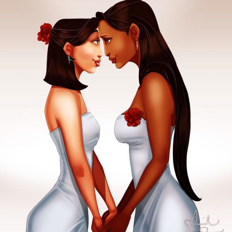 Pocahontas and Mulan