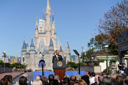 Can't hold a demonstration or a speech in a Disney Park