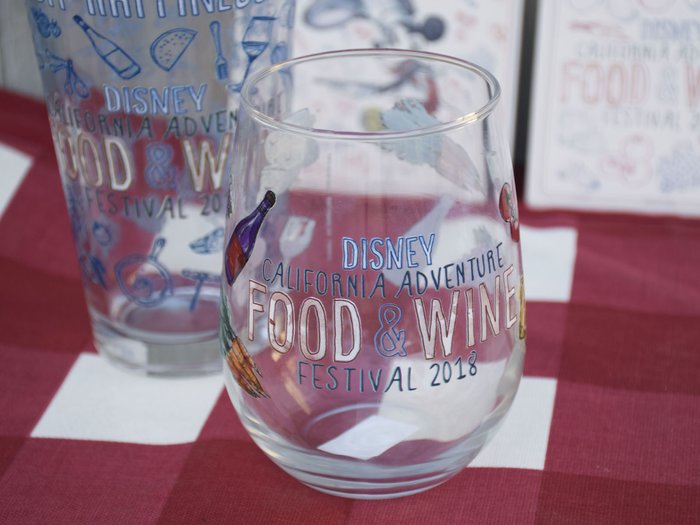 All The Glassware Has Specially Been Embossed With Disney Food & Wine Festival Etching