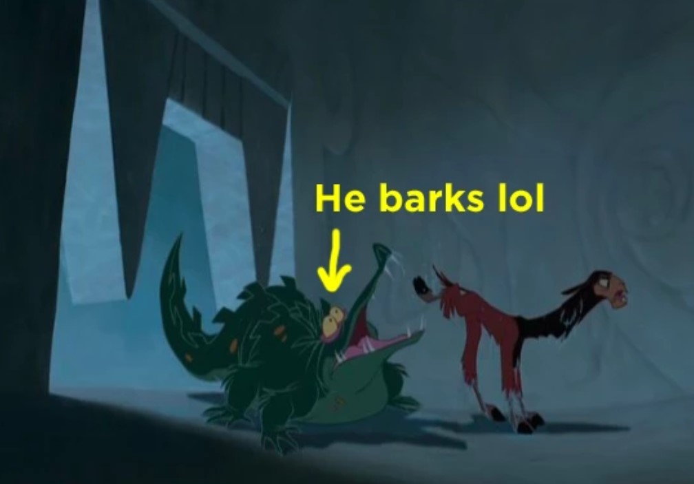 Barking crocodile