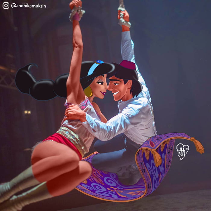 Jasmine and Aladdin