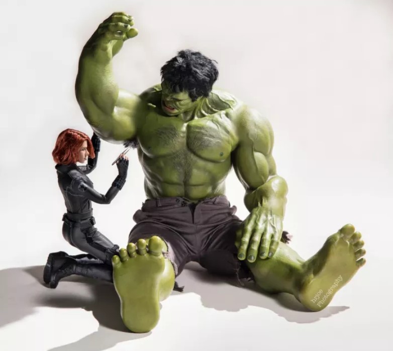 Even Green Hulk needs some manscaping done
