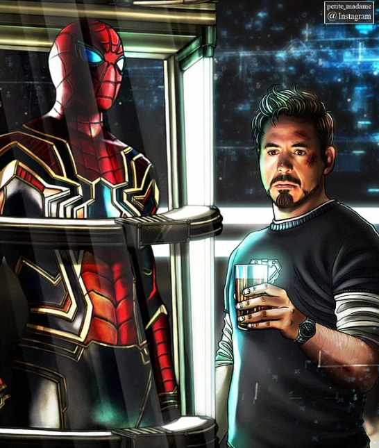 I can literally feel the tears in Tony Stark eyes