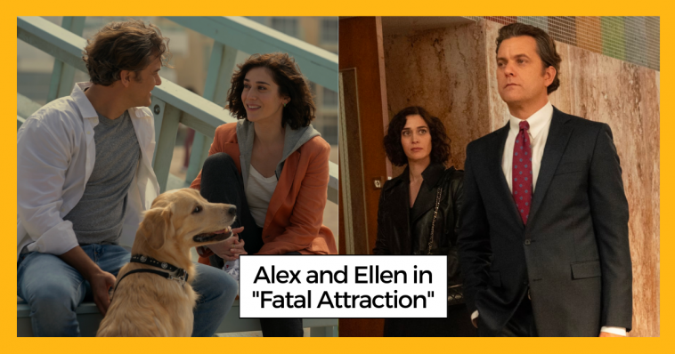 Alex and Ellen in Fatal Attraction