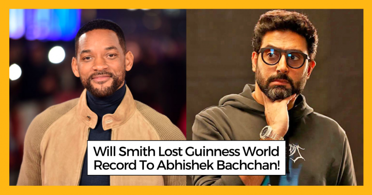 Will Smith Lost Guinness World Record To Abhishek Bachchan!