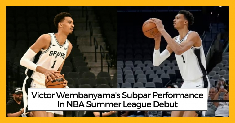 Victor Wembanyama's Subpar Performance In NBA Summer League Debut