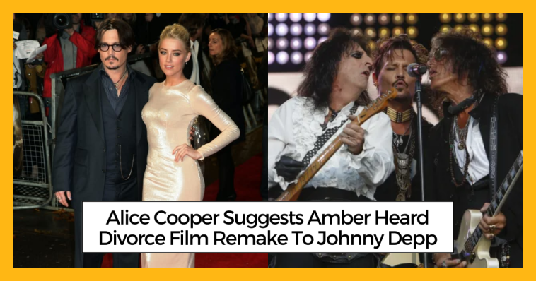 Alice Cooper Suggests Amber Heard Divorce Film Remake To Johnny Depp