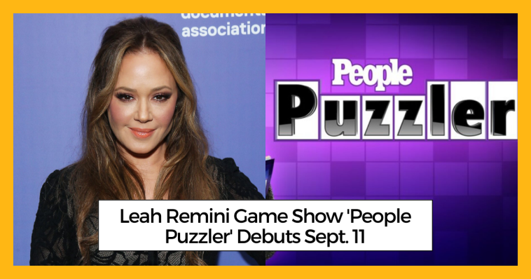 Leah Remini Game Show 'People Puzzler' Debuts Sept. 11