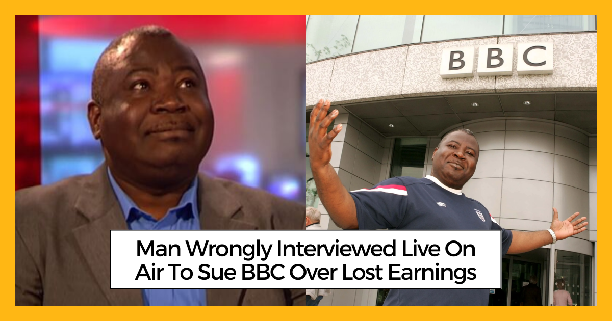 Man Wrongly Interviewed Live On Air To Sue BBC Over Lost Earnings