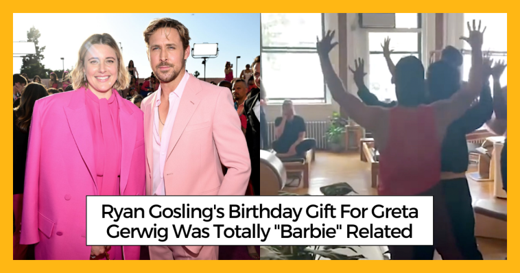 Ryan Gosling's Birthday Gift For Greta Gerwig Was Totally "Barbie" Related