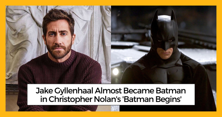 Jake Gyllenhaal Almost Became Batman in Christopher Nolan's 'Batman Begins'